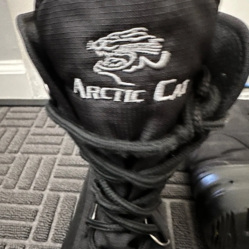 Black Kids Snow Boots
